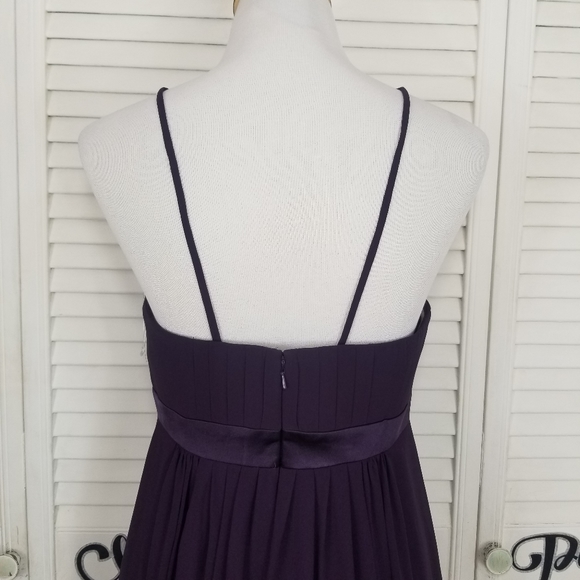 Levkoff bridesmaid chiffon dress gown - Picture 5 of 11